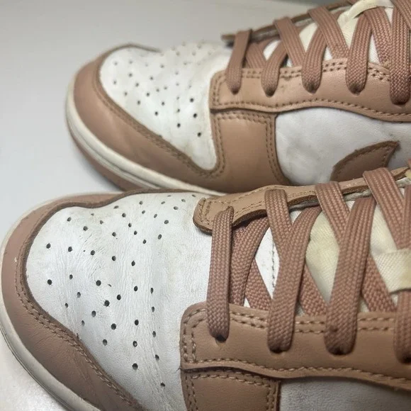 Nike Dunk Low Rose Whisper Women's Shoes Sneaker 9.5 White Pink Mauve DD1503-118 - Picture 7 of 9